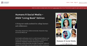 network homepage for Humans R Social Media